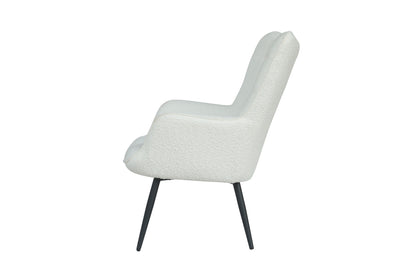 Sessel Uta / Cord grau, Samt schwarz, Webstoff dunkelgrau, Samt dunkelgrün, Webstoff sandfarben / Gestell schwarz pulverbeschichtet / Relaxsessel / Armlehnen-Sessel / B 72, H 97, T 80 cm