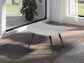 Hocker Uta / Cord grau, Samt schwarz, Webstoff dunkelgrau, Samt dunkelgrün, Webstoff sandfarben / Gestell schwarz pulverbeschichtet / Fuß-Ablage / Sitzhocker / B 60, H 39, T 41 cm