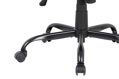 byLIVING Chefsessel STING/ Gaming-Chair/ Metall schwarz pulverbeschichtet/ Webstoff grau/ Armlehnen gepolstert/ Wippmechanik/ Sicherheitsdoppelrollen / B 57, H 99-109, T 67 cm