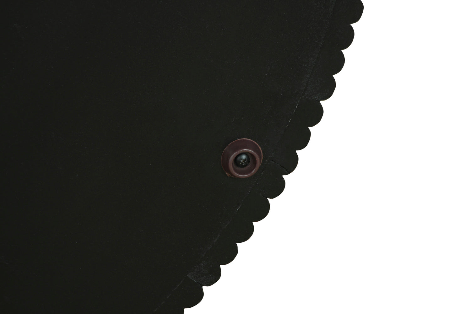 byLIVING Couchtisch OWEN / Tischplatte und Gestell in schwarz / Wohnzimmertisch / Kaffeetisch / Maße: D 80, H 36 cm