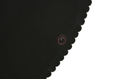 byLIVING Couchtisch OWEN / Tischplatte und Gestell in schwarz / Wohnzimmertisch / Kaffeetisch / Maße: D 80, H 36 cm