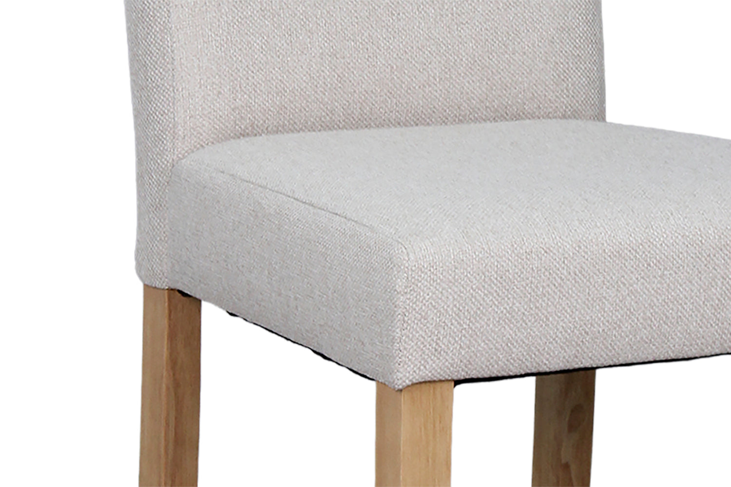 byLIVING Esszimmerstuhl 2er Set ELIAS / Webstoff taupe oder dunkelgrau / Gestell Massivholz schwarz / B 47, H 99,5, T 60 cm
