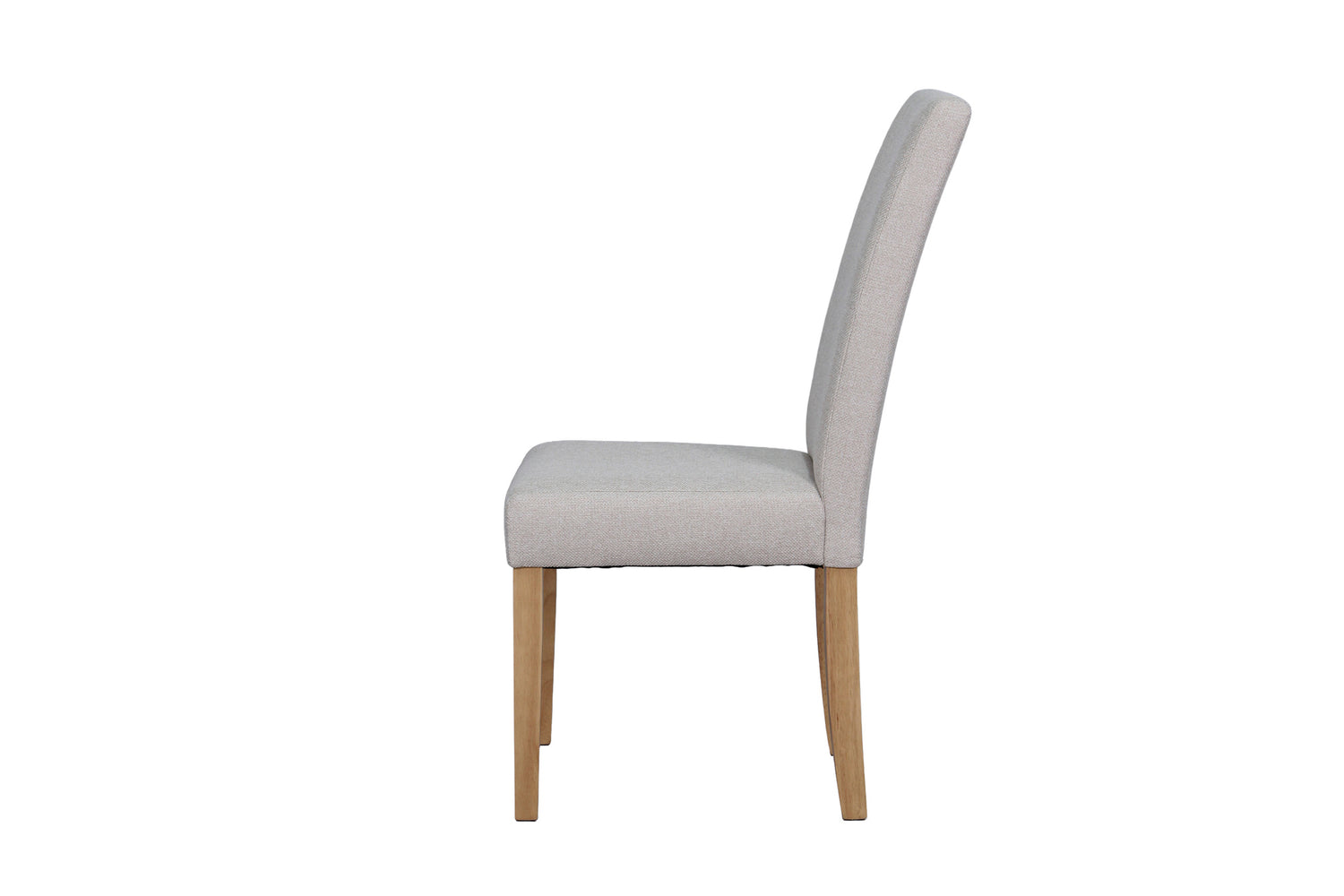byLIVING Esszimmerstuhl 2er Set ELIAS / Webstoff taupe oder dunkelgrau / Gestell Massivholz schwarz / B 47, H 99,5, T 60 cm