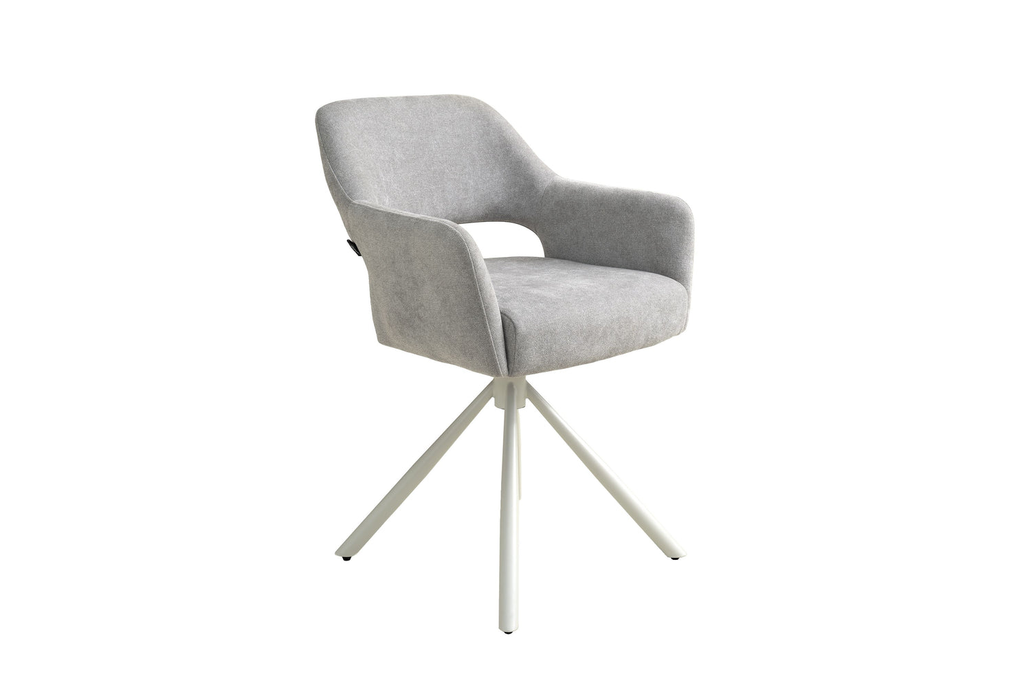 SCHÖNER WOHNEN-Kollektion Esszimmerstuhl STAVANGER 01, Bezug in Webstoff grau, Untergestell aus Metall schwarz oder Bezug in Webstoff greige, Untergestell aus Metall seidengrau