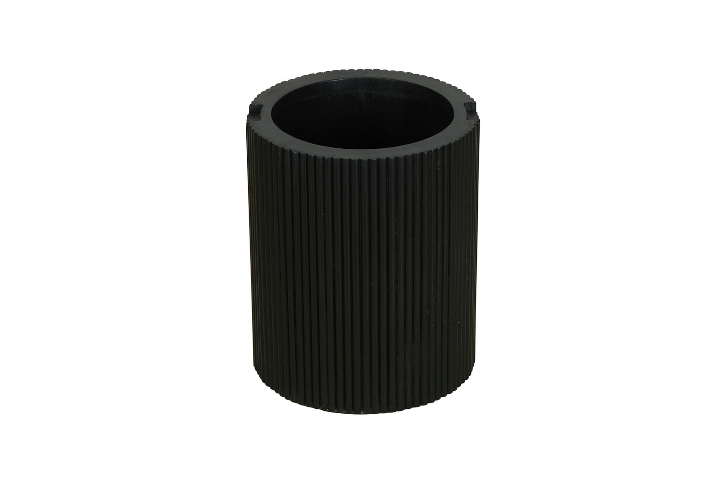 byLIVING Beistelltisch OWEN / Tischplatte und Gestell in schwarz / Couchtisch / Sofatisch / Maße: D 40, H 50 cm