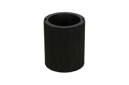 byLIVING Beistelltisch OWEN / Tischplatte und Gestell in schwarz / Couchtisch / Sofatisch / Maße: D 40, H 50 cm