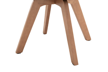 byLIVING Esszimmerstuhl 2er Set TONY / Webstoff hellgrau oder anthrazit / Gestell Buche natur in Eiche-Optik / Sitzschale 360° drehbar / Küchenstuhl / Wohnzimmerstuhl / B 57, H 89, T 61 cm