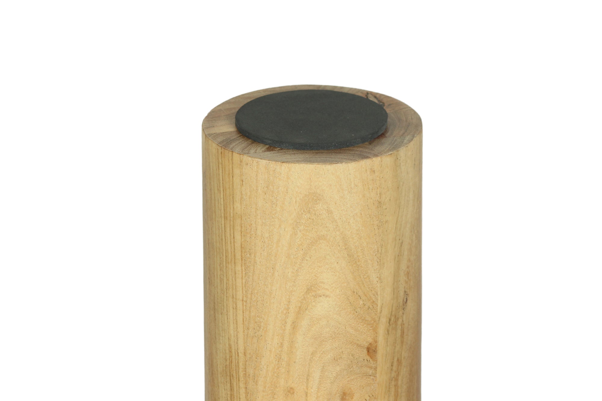 byLIVING Couchtisch ETHAN / Tischplatte und Gestell in schwarz oder naturfarben (Akazie) / Wohnzimmertisch / Beistelltisch / Maße: B 110, H 45, T 55 cm