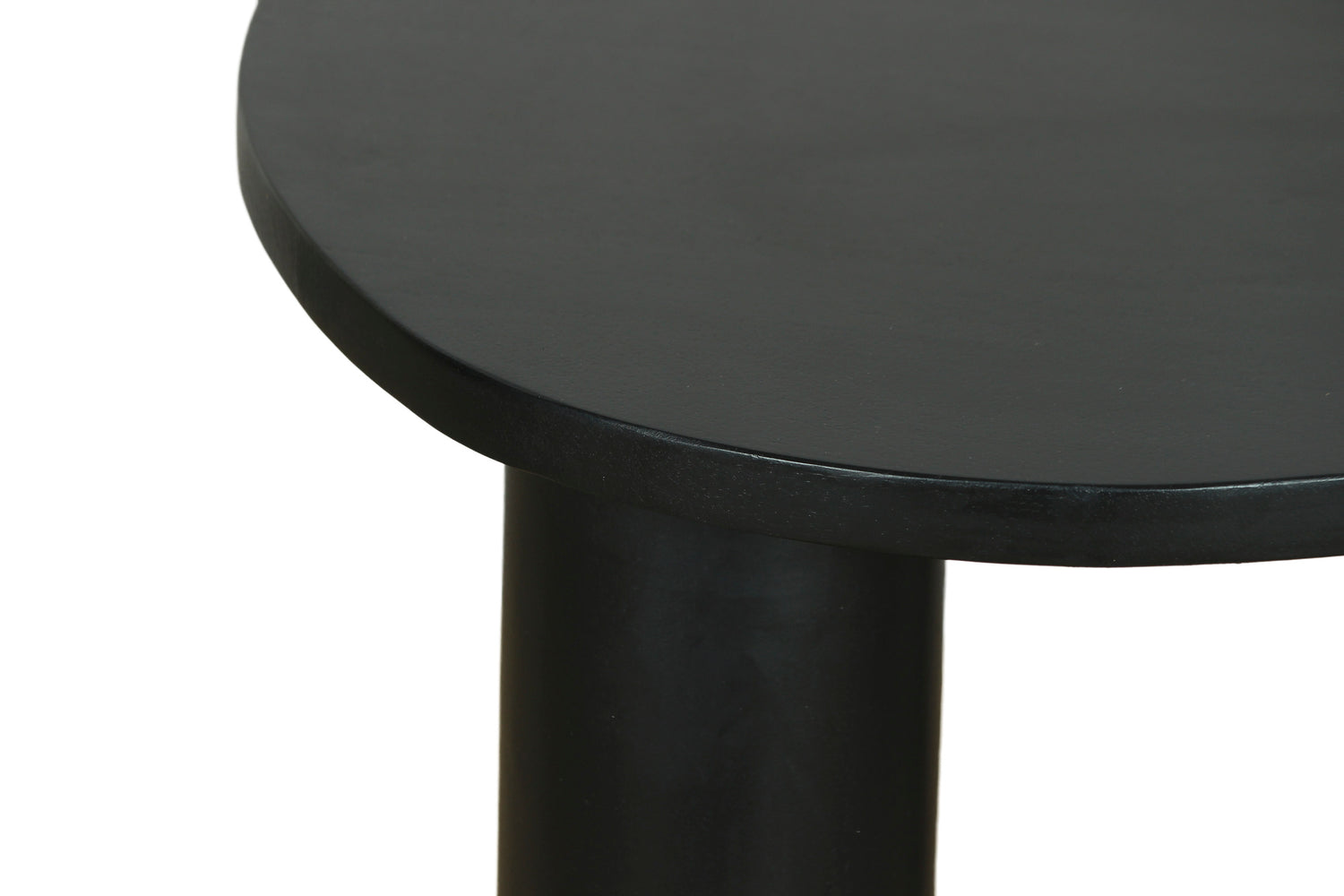 byLIVING Couchtisch ETHAN / Tischplatte und Gestell in schwarz oder naturfarben (Akazie) / Wohnzimmertisch / Beistelltisch / Maße: B 110, H 45, T 55 cm
