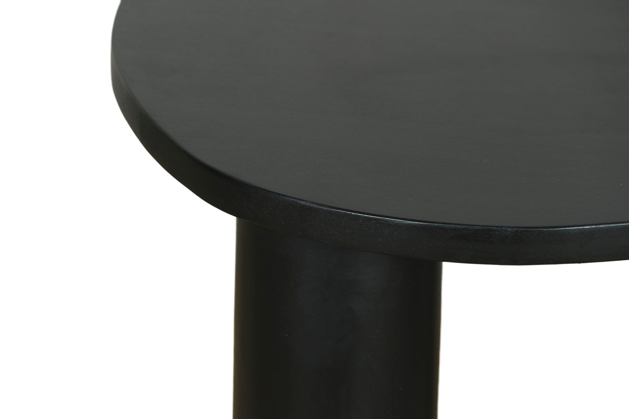 byLIVING Couchtisch ETHAN / Tischplatte und Gestell in schwarz oder naturfarben (Akazie) / Wohnzimmertisch / Beistelltisch / Maße: B 110, H 45, T 55 cm