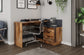 Winkelschreibtisch BELFAST / Rechts oder Links montierbar / 3 Schubkästen / Anthrazit, Weiß-Anthrazit, Artisan Eiche (Eiche-Optik) oder Old Wood (Altholz-Optik) /Bürotisch / Eckschreibtisch / Schreibtisch / B 129, H 83,5, T 105 cm