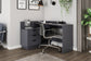 Winkelschreibtisch BELFAST / Rechts oder Links montierbar / 3 Schubkästen / Anthrazit, Weiß-Anthrazit, Artisan Eiche (Eiche-Optik) oder Old Wood (Altholz-Optik) /Bürotisch / Eckschreibtisch / Schreibtisch / B 129, H 83,5, T 105 cm