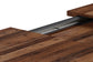 BRITTA Esstisch, Breite 140 oder 160 cm mit Auszug, in Old-Wood-Optik