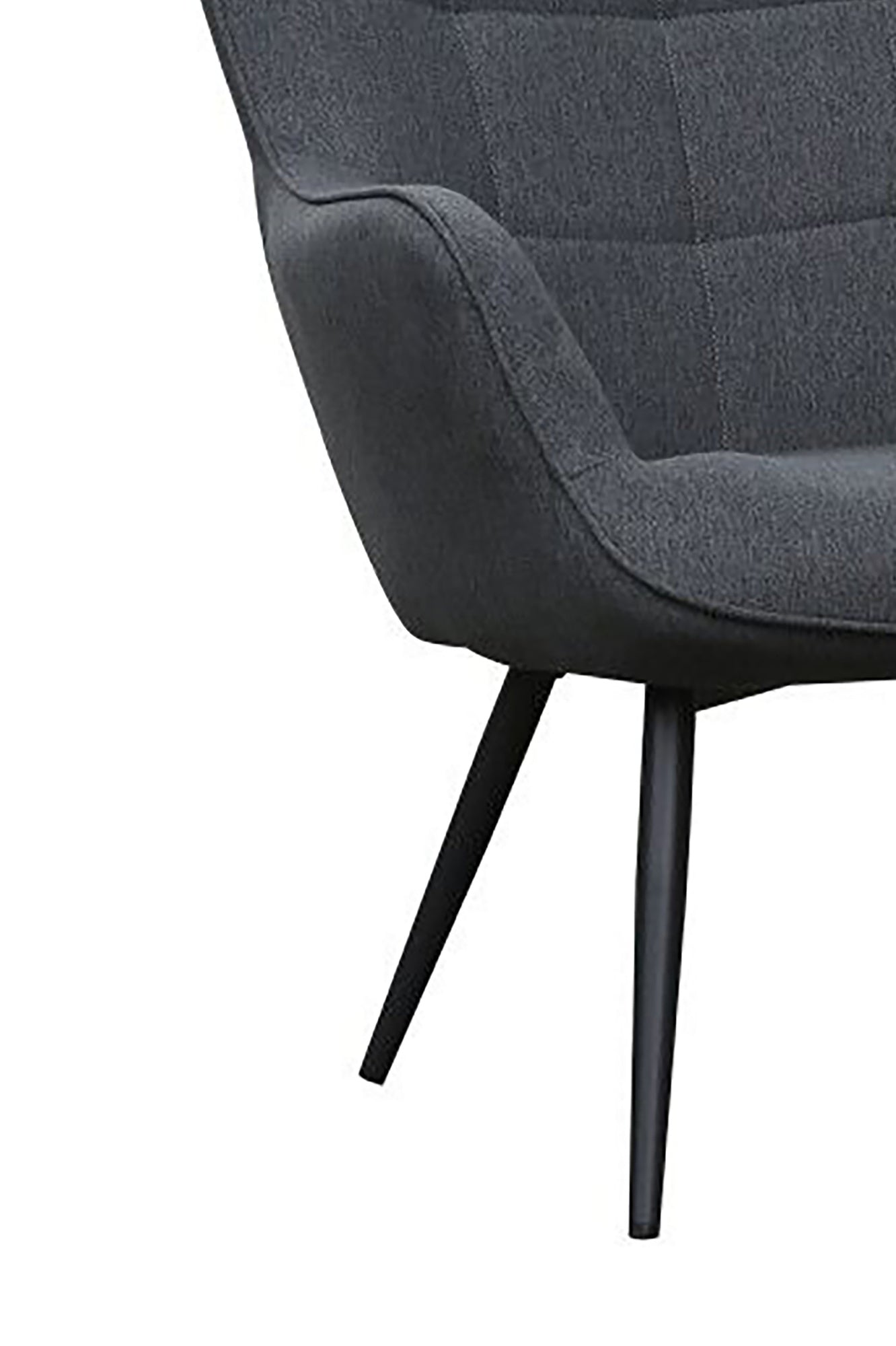 Sessel Uta / Cord grau, Samt schwarz, Webstoff dunkelgrau, Samt dunkelgrün, Webstoff sandfarben / Gestell schwarz pulverbeschichtet / Relaxsessel / Armlehnen-Sessel / B 72, H 97, T 80 cm