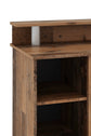 Schreibtisch DIEGO / Arbeits-Tisch mit viel Stauraum in Sonoma Eiche (Eiche-Optik), weiß, Old Wood (Altholz-Optik) / Computer-Tisch / 1 Schublade, 1 Tür, 3 offene Fächer / 120x88x55cm (BxHxT)