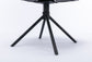 ELLA Stuhl, 2-er Set, Gestell schwarz, Cord- oder Webstoffbezug in grau