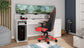 Schreibtisch FANTASTIC / XXL Gaming-Tisch in anthrazit oder weiß / Mit viel Stauraum und einer breiten Borte auf der Tischplatte / Computer-Tisch / PC / Arbeits-Tisch / 180x93x65cm (BxHxT)