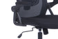 Bürostuhl FLEX / optional mit Kopfstütze / Kunststoff schwarz, Netzstoff schwarz / Wippmechanik / Armlehne klappbar / Lordoseneinstellung / B 62, H 95-103, T 58,5 cm oder B 62, H 111-119, T 66 cm