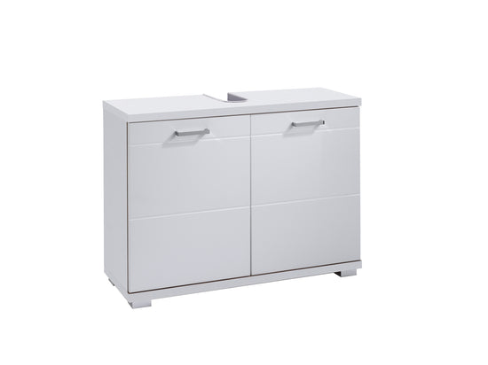 Waschbeckenunterschrank NEBRASKA / in anthrazit, Sonoma Eiche (Eiche-Optik) oder weiß / B 80, H 59, T 31,5 cm / 2-türig