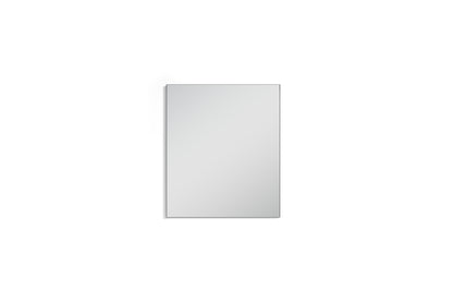 Wand-Spiegel JAKOB / Kante in anthrazit oder weiß / 60 x 70 cm / Zeitloser Hänge-Spiegel / Garderoben-Set / Flur / Badezimmer-Möbel / Moderner Designer Spiegel / B 60, H 70, T 2 cm