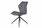 IMKE Stuhl, 2-er Set, 360° drehbar, Kunstleder in grau oder schwarz