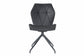 IMKE Stuhl, 2-er Set, 360° drehbar, Kunstleder in grau oder schwarz