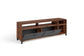 TV-Board JACKSON / Lowboard Old Wood Vintage mit Absetzung in Anthrazit / Fernsehtisch mit 2 Klappen / B 160, H 54, T 40 cm