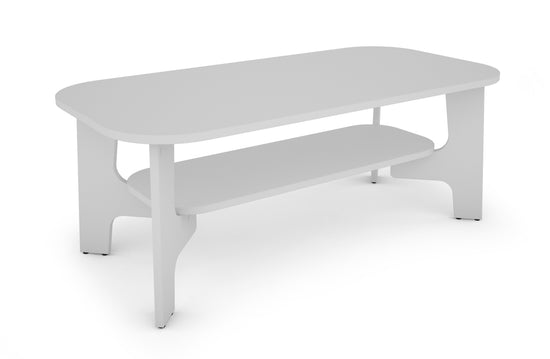 Couchtisch JONNY / Melamin Artisan Eiche (Eiche-Optik), Old Wood (Altholz-Optik) oder weiß, Melamin Anthrazit / B 110, H 42,5, T 55 cm / mit Ablageboden