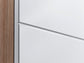 Waschbeckenunterschrank NEBRASKA / in anthrazit, Sonoma Eiche (Eiche-Optik) oder weiß / B 80, H 59, T 31,5 cm / 2-türig