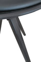 KIRA Stuhl, 2-er, Gestell Eiche-Optik oder schwarz, in grau, schwarz, weiß
