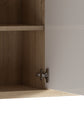 Badezimmer Spiegelschrank NEBRASKA mit Spiegeltür / Moderner, 1-türiger Spiegel Hängeschrank in anthrazit, Sonoma Eiche (Eiche-Optik) oder weiß / B 60, H 70, T 25m / mit viel Stauraum