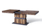 Esszimmertisch MATTHEW / Küchen-Tisch 140 cm mit Auszugsfunktion auf 195 cm / Auszugstisch Light Atelier oder Old Wood / Esstisch ausziehbar mit Einlegeplatte / 140-195 x 90, H 75 cm