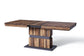 Esszimmertisch MATTHEW / Küchen-Tisch 140 cm mit Auszugsfunktion auf 195 cm / Auszugstisch Light Atelier oder Old Wood / Esstisch ausziehbar mit Einlegeplatte / 140-195 x 90, H 75 cm