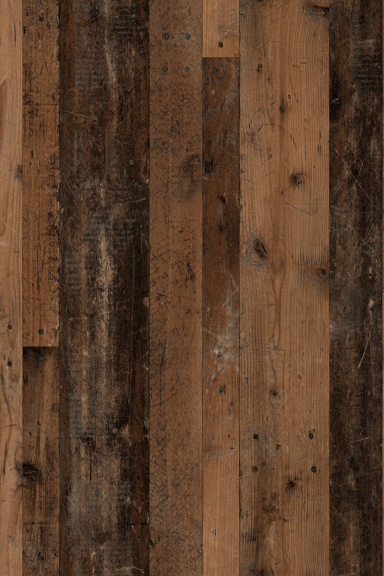 Spiegel-Schrank JAKOB / Eintüriger Hochschrank mit Spiegeltür / Artisan Eiche (Eiche-Optik), weiß oder Old Wood (Altholz-Optik) / Griffe silber oder schwarz / Tür variabel rechts oder links / 5 Fächer / Garderoben-Schrank / B 49, H 196, T 30 cm
