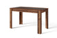 NORI Tisch, Breite 140 cm, Einlegeplatte schwarz/weiß, in Eiche-Optik, weiß oder Old-Wood-Optik