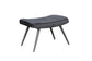 Hocker Uta / Cord grau, Samt schwarz, Webstoff dunkelgrau, Samt dunkelgrün, Webstoff sandfarben / Gestell schwarz pulverbeschichtet / Fuß-Ablage / Sitzhocker / B 60, H 39, T 41 cm