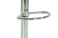 Barhocker 2er Set Phil / Vintage-Bezug in braun / Gestell verchromt / Barstuhl / Tresenhocker / bis 110 kg / B 42, H 98-120, T 51 cm