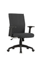 Chefsessel ROCKET Chefsessel / Kunststoff schwarz / Bezug Webstoff dunkelgrauschwarz, grün oder Cordstoff grau / Wippmechanik / Sicherheitsklemmschutz / Sicherheitsrollen / B 56, H 92,5-100,5,T 61,5 cm