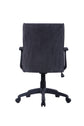 Chefsessel ROCKET Chefsessel / Kunststoff schwarz / Bezug Webstoff dunkelgrauschwarz, grün oder Cordstoff grau / Wippmechanik / Sicherheitsklemmschutz / Sicherheitsrollen / B 56, H 92,5-100,5,T 61,5 cm