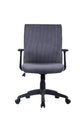 Chefsessel ROCKET Chefsessel / Kunststoff schwarz / Bezug Webstoff dunkelgrauschwarz, grün oder Cordstoff grau / Wippmechanik / Sicherheitsklemmschutz / Sicherheitsrollen / B 56, H 92,5-100,5,T 61,5 cm