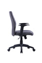 Chefsessel ROCKET Chefsessel / Kunststoff schwarz / Bezug Webstoff dunkelgrauschwarz, grün oder Cordstoff grau / Wippmechanik / Sicherheitsklemmschutz / Sicherheitsrollen / B 56, H 92,5-100,5,T 61,5 cm