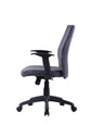 Chefsessel ROCKET Chefsessel / Kunststoff schwarz / Bezug Webstoff dunkelgrauschwarz, grün oder Cordstoff grau / Wippmechanik / Sicherheitsklemmschutz / Sicherheitsrollen / B 56, H 92,5-100,5,T 61,5 cm