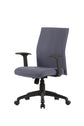Chefsessel ROCKET Chefsessel / Kunststoff schwarz / Bezug Webstoff dunkelgrauschwarz, grün oder Cordstoff grau / Wippmechanik / Sicherheitsklemmschutz / Sicherheitsrollen / B 56, H 92,5-100,5,T 61,5 cm