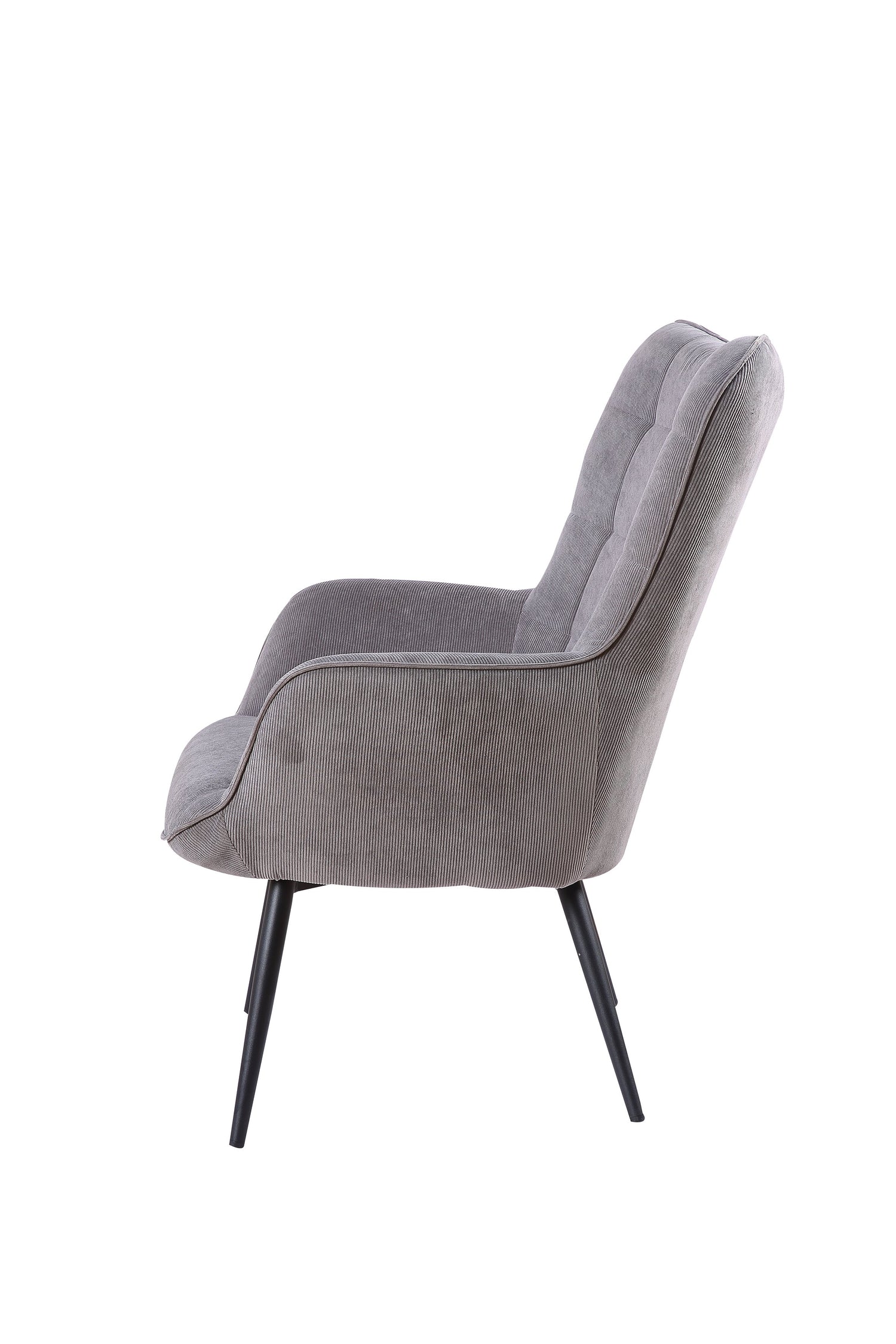 UTA Sessel, Gestell in schwarz, in schwarz, grau, sandfarben oder grün –  byLIVING