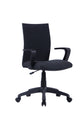 Chefsessel SIT / Kunststoff schwarz / Bezug Webstoff grau oder schwarz / Höhenverstellung /gebremste Sicherheitsrollen / B 55, H 86,5- 94, T 58,5 cm