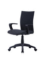 Chefsessel SIT / Kunststoff schwarz / Bezug Webstoff grau oder schwarz / Höhenverstellung /gebremste Sicherheitsrollen / B 55, H 86,5- 94, T 58,5 cm