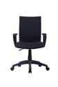Chefsessel SIT / Kunststoff schwarz / Bezug Webstoff grau oder schwarz / Höhenverstellung /gebremste Sicherheitsrollen / B 55, H 86,5- 94, T 58,5 cm