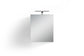 SPREE Spiegelschrank, Breite 50 cm, LED Beleuchtung, in weiß oder Eiche-Optik