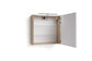 Spiegelschrank SPREE / Korpus matt weiß mit Spiegeltüren / Hängeschrank mit Soft-Close-Funktion / Inklusive LED-Beleuchtung / Badschrank mit Stecker- und Schalterdose / B 60, H 60, T 20 cm
