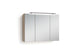 SPREE Spiegelschrank, Breite 80 cm, LED Beleuchtung, in weiß oder Eiche-Optik